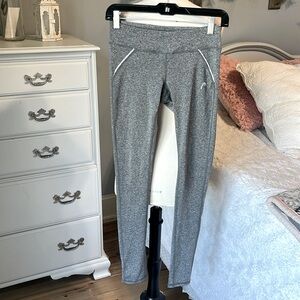 Head Leggings Athletic Workout Womens XS Heather Gray